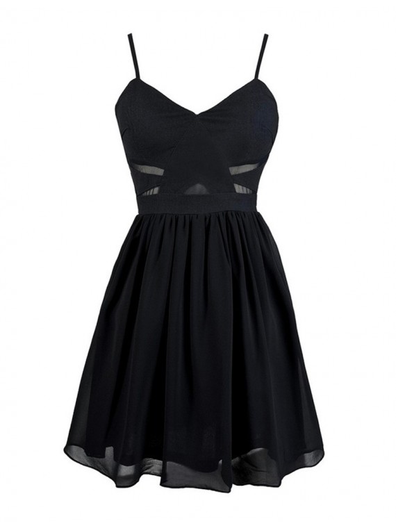 Black Chiffon Homecoming Dresses Sleeveless Aline Spaghetti Straps Zippers Mini Ruching
